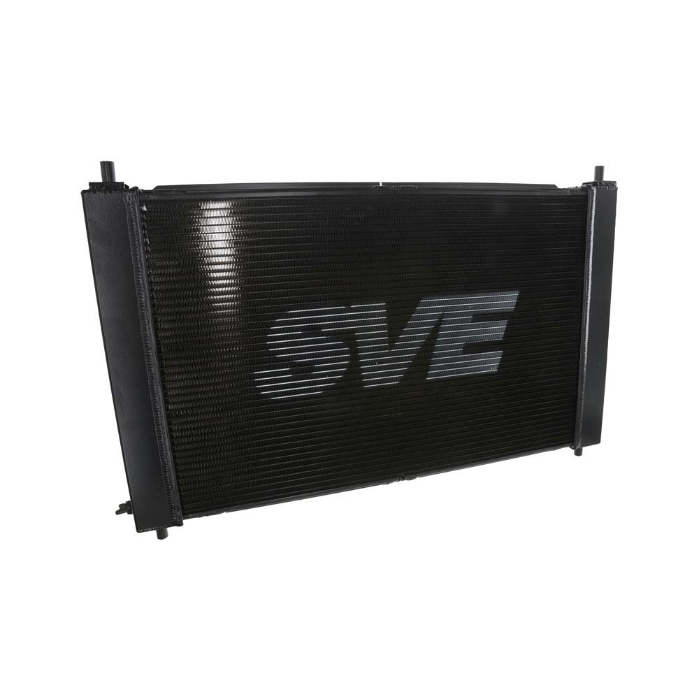 1997-00 Mustang SVE Aluminum Radiator & Rubber Hose Kit  - Black 4.6 2V