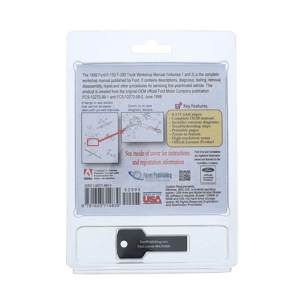 1999 F-150 SVT Lightning Complete Workshop Manual - USB