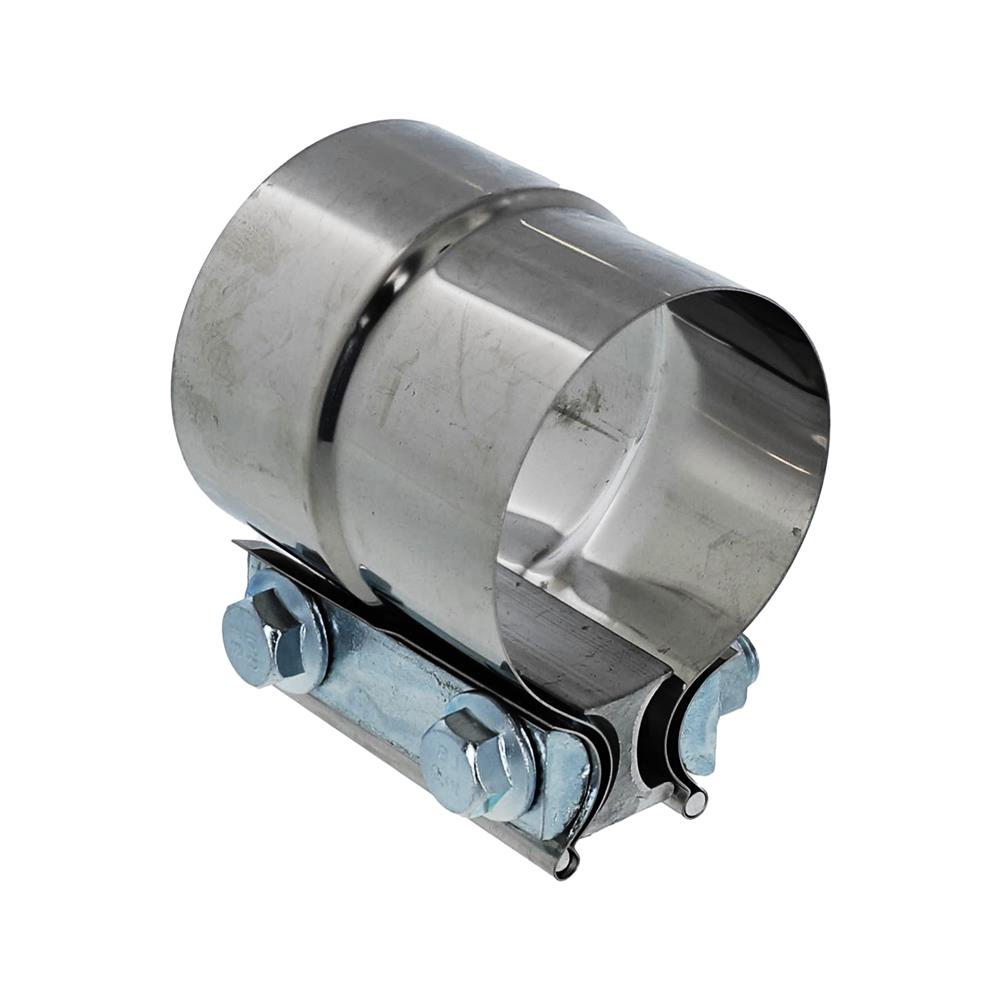 Stepped Exhaust Band Clamps - 2.5"  - Stainless