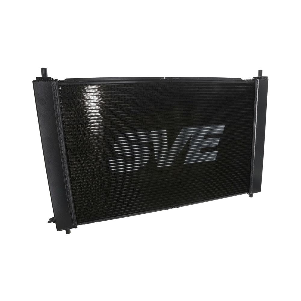 2001-04 Mustang SVE Aluminum Radiator & Rubber Hose Kit  - Black 4.6 2V