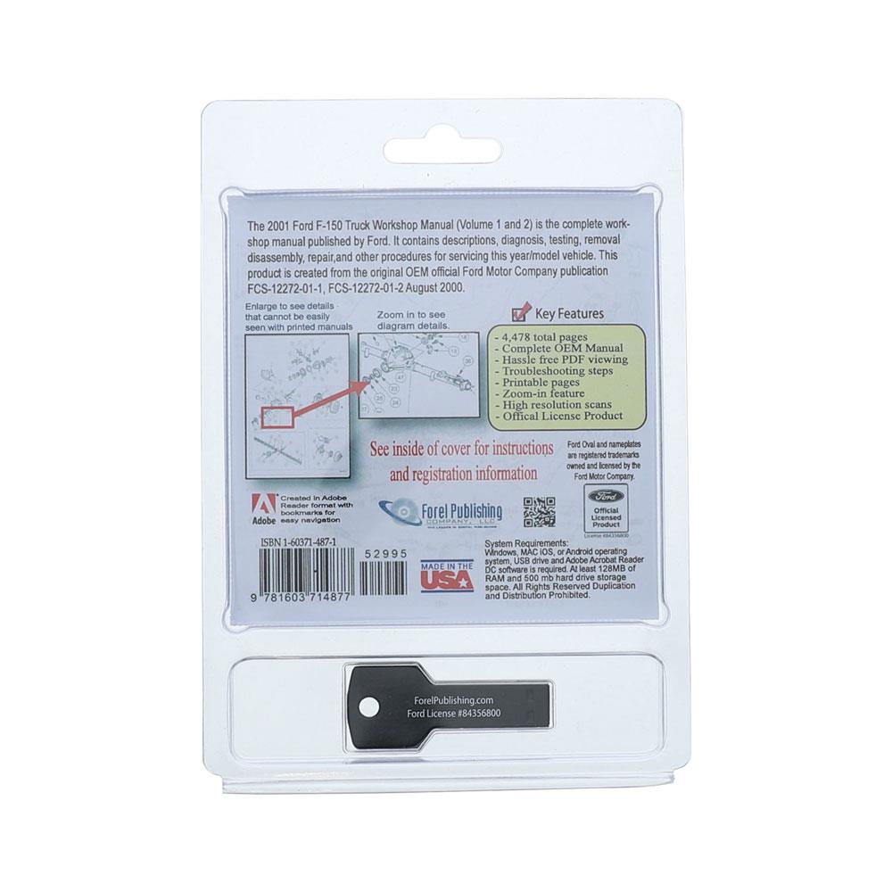 2001 F-150 SVT Lightning Complete Workshop Manual - USB