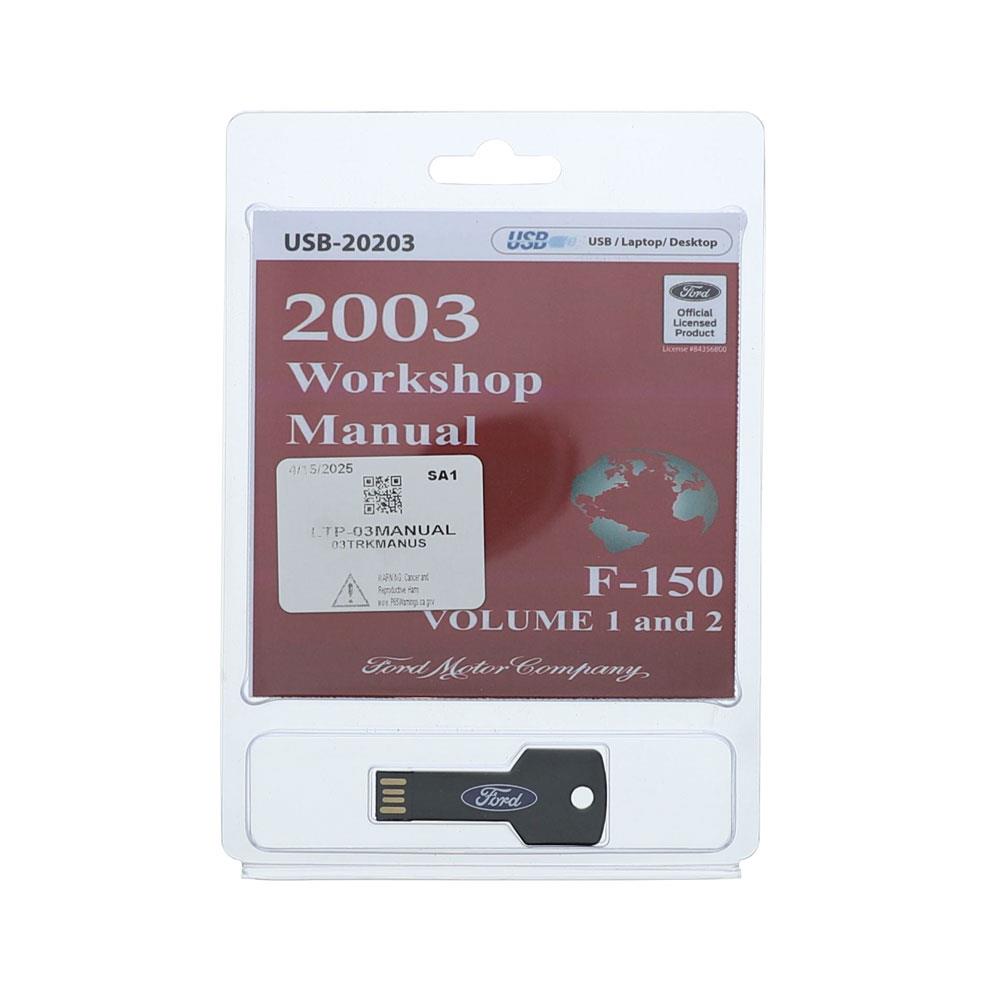 2003 F-150 SVT Lightning Complete Workshop Manual - USB