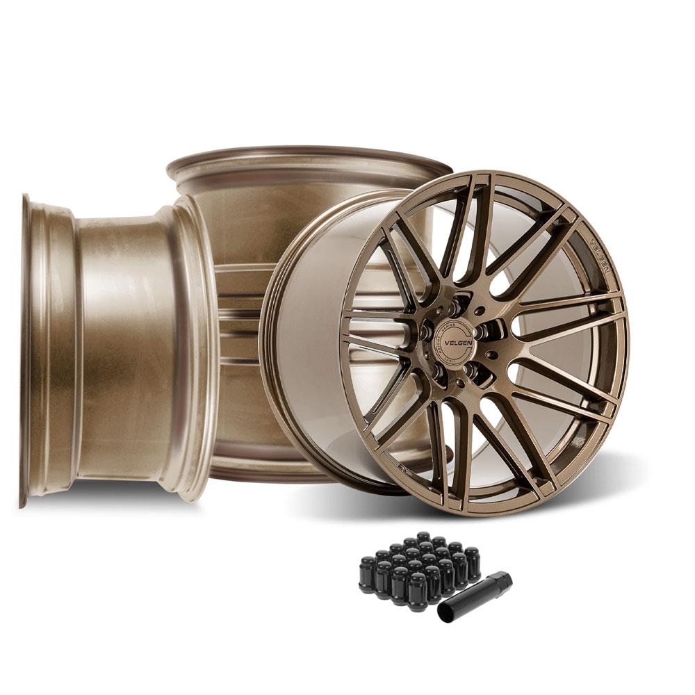2005-2014 Mustang Velgen VF9 Wheel Kit - 20x10/11 - Gloss Bronze