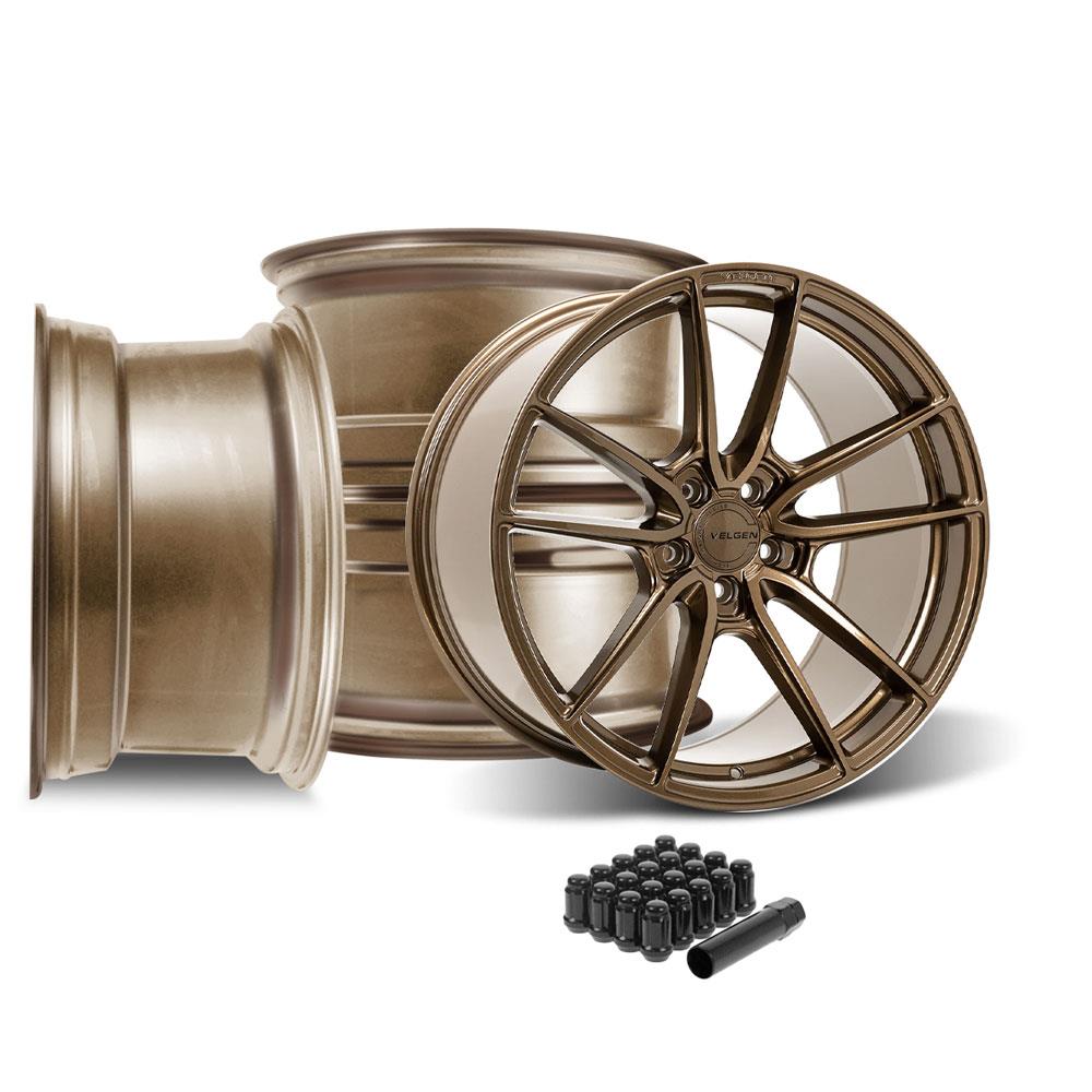 2005-14 Mustang Velgen VF5 Wheel Kit - 20x10/11  - Gloss Bronze