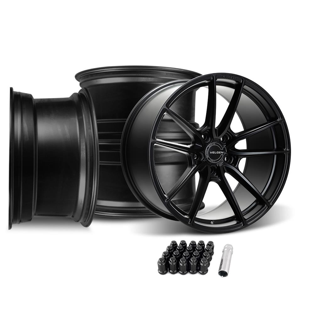 2005-14 Mustang Velgen VF5 Wheel Kit - 20x10/11  - Satin Black