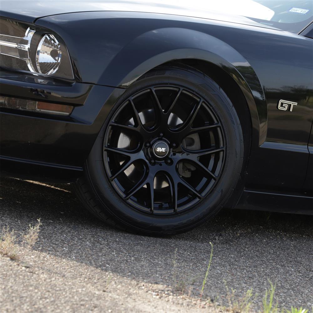 2005-14 Mustang SVE Drift Wheel & Kenda Tire Kit - 18x10  - Gloss Black