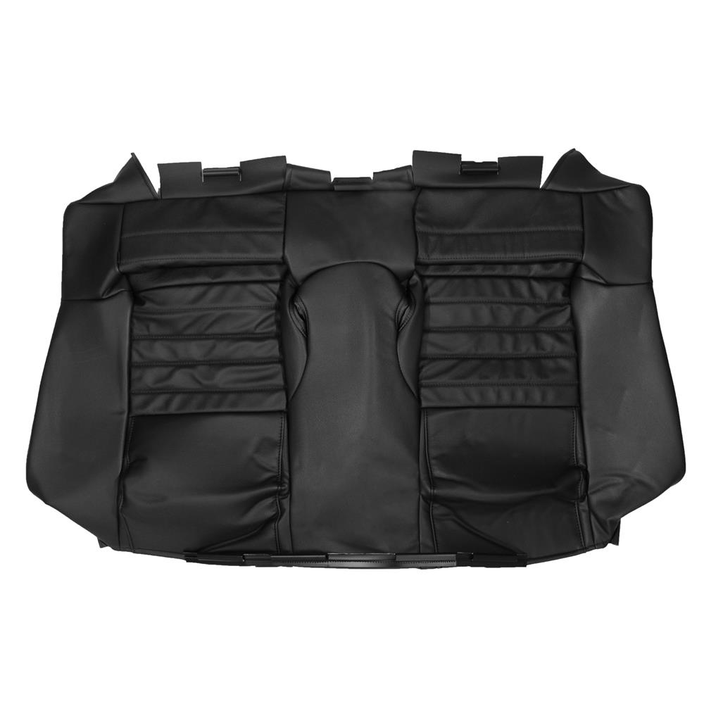 2005-09 Mustang Katzkin Seat Upholstery - Leather - Non Side-Impact Airbag - Black GT/V6 Coupe