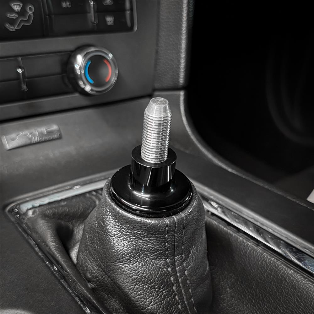 2005-14 Mustang Billetworkz Shift Boot Retainer - Gloss Black