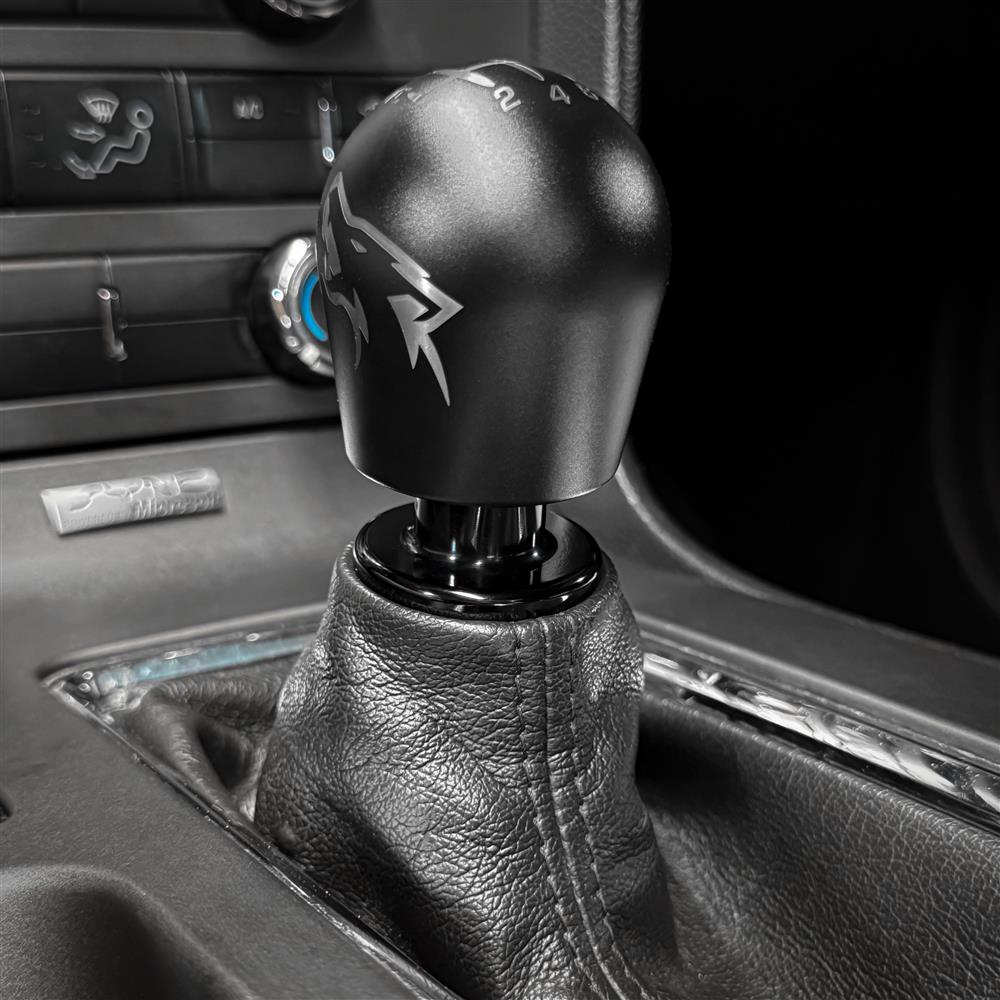 2005-14 Mustang Billetworkz Shift Boot Retainer - Gloss Black
