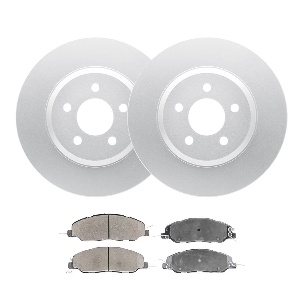 2005-14 Mustang Front Brake Rotor & Pad Kit - 12.4" GT/V6