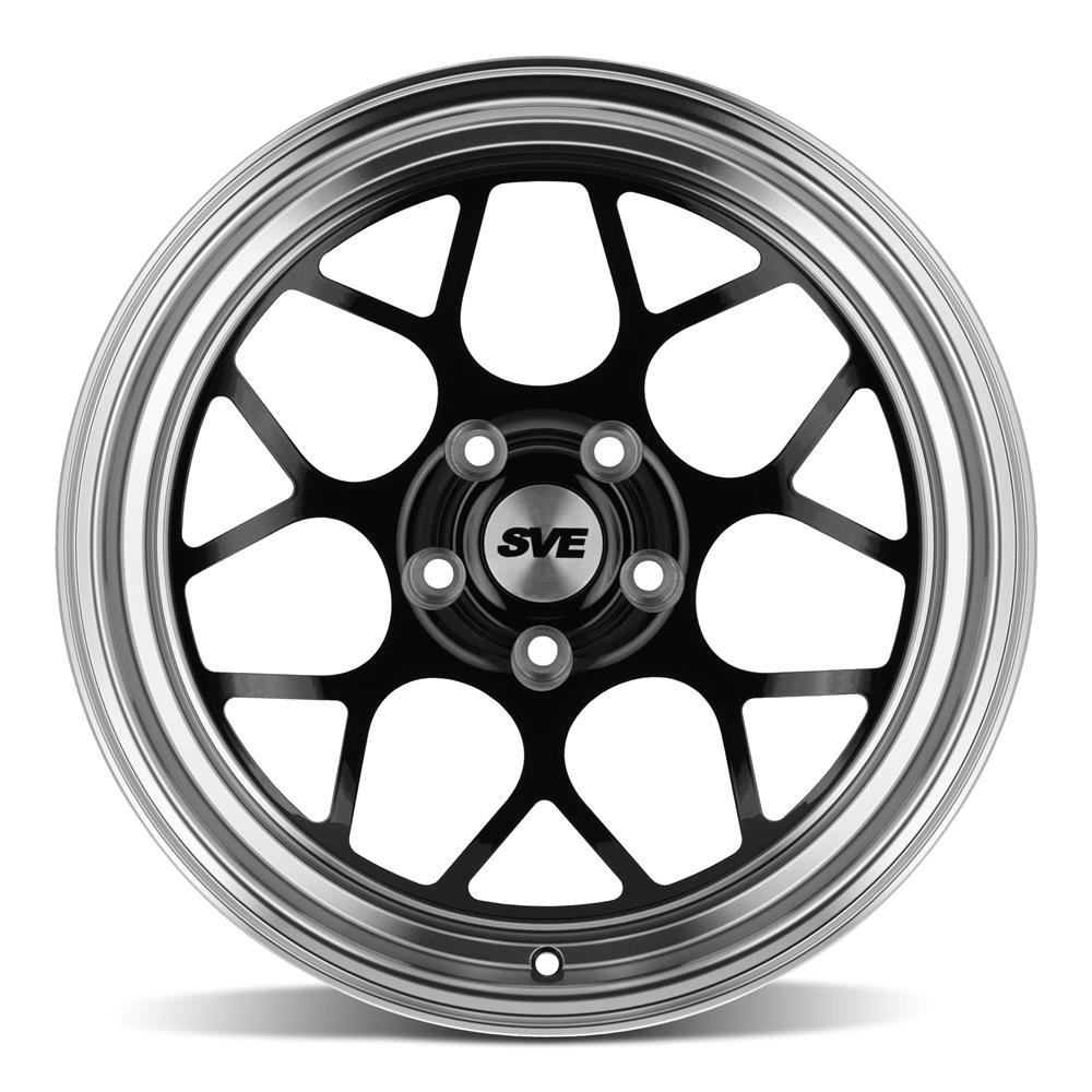 Mustang SVE Drag Comp Wheel Kit - 17x4.5/17x10 - Gloss Black | 05-14