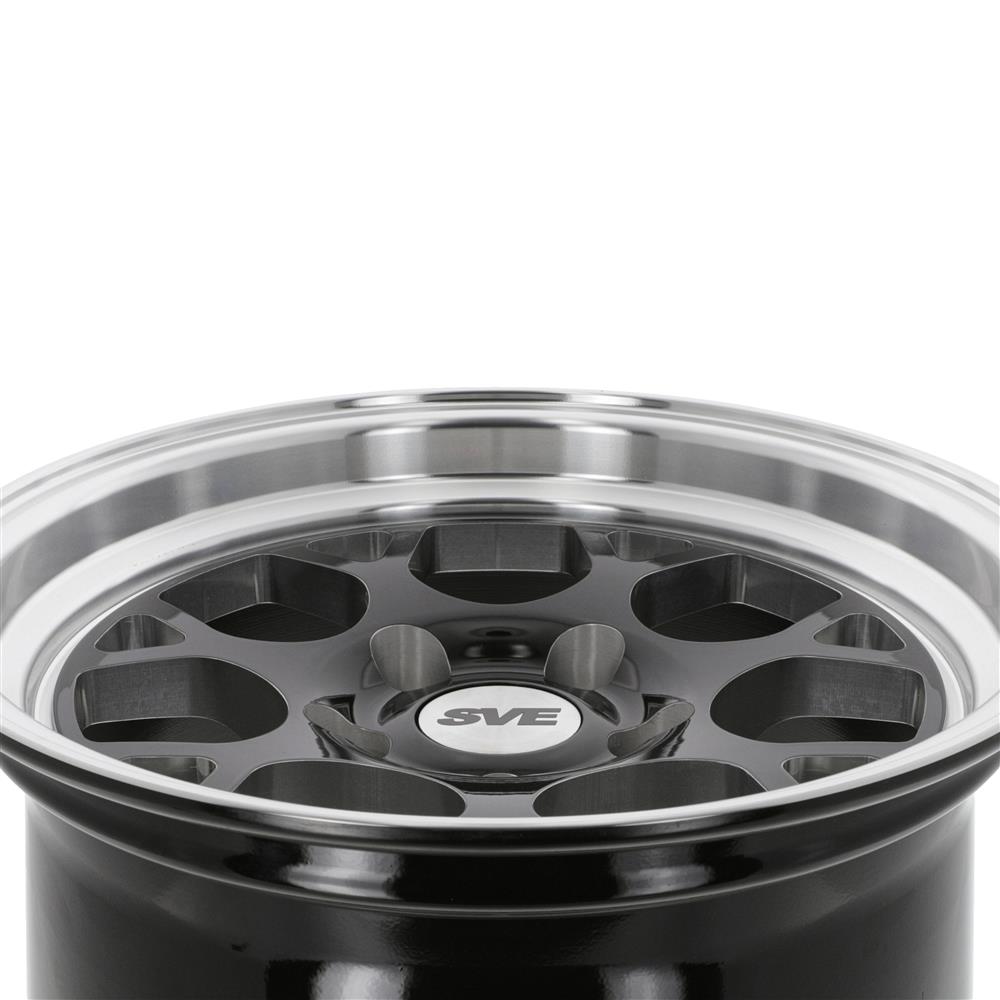 MK ヤングレディ Mustang SVE Drag Comp Wheel Kit - 18x5/17x10 - Gloss Black