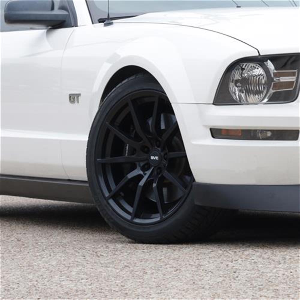 2005-2014 Mustang SVE S350 Wheel & Firestone Tire Kit - 19x10 - Gloss Black