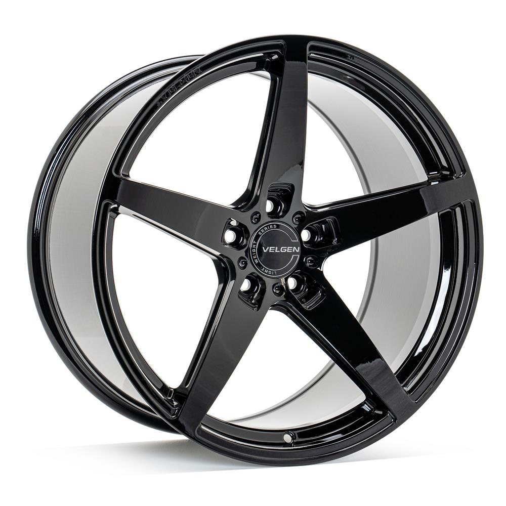 2005-2014 Mustang Velgen Classic5 V2 Wheel & Nitto Tire Kit - 20x10/11 - Gloss Black