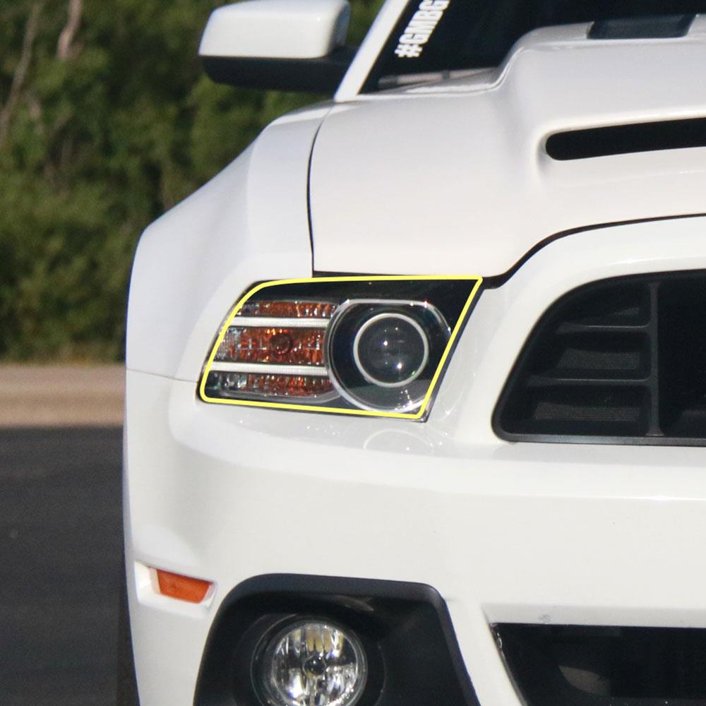 2010-14 Mustang Anchor Room Headlight Lens Protection Film