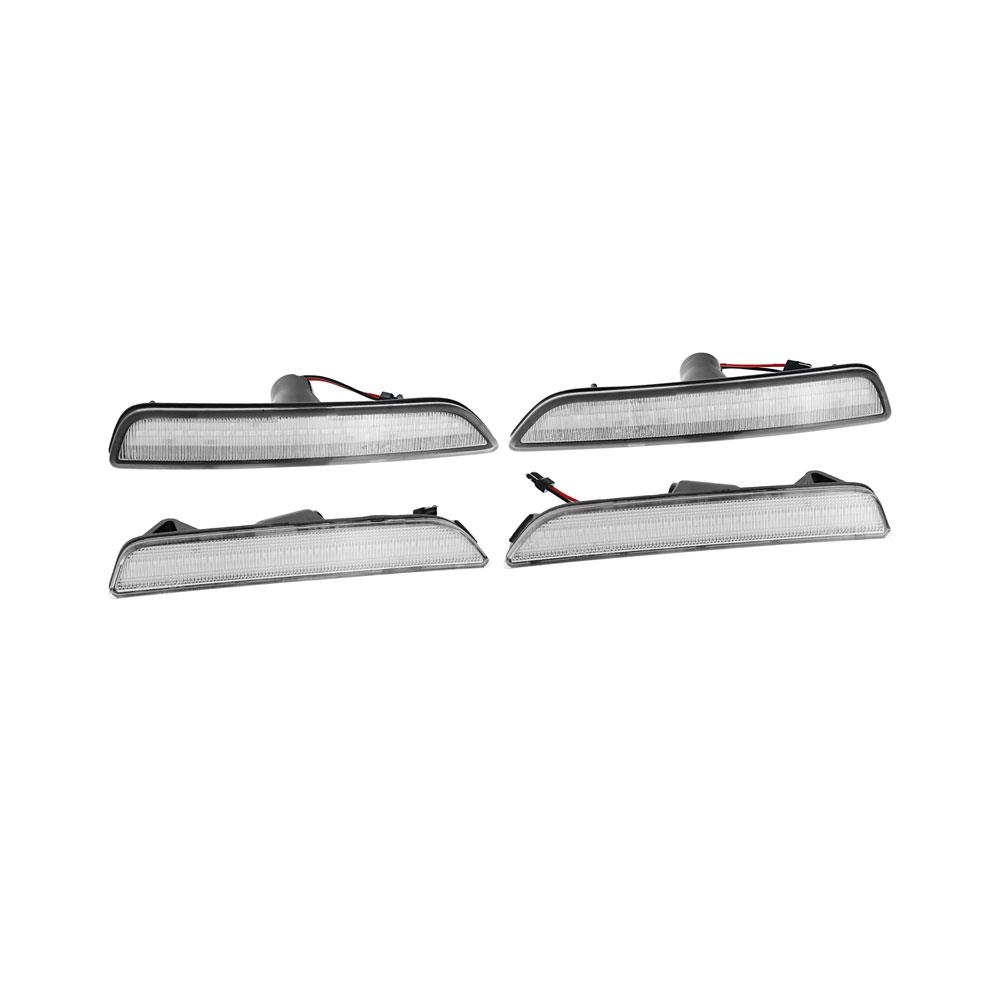 2010-14 Mustang Front & Rear LED Side Marker Light Kit  - Clear