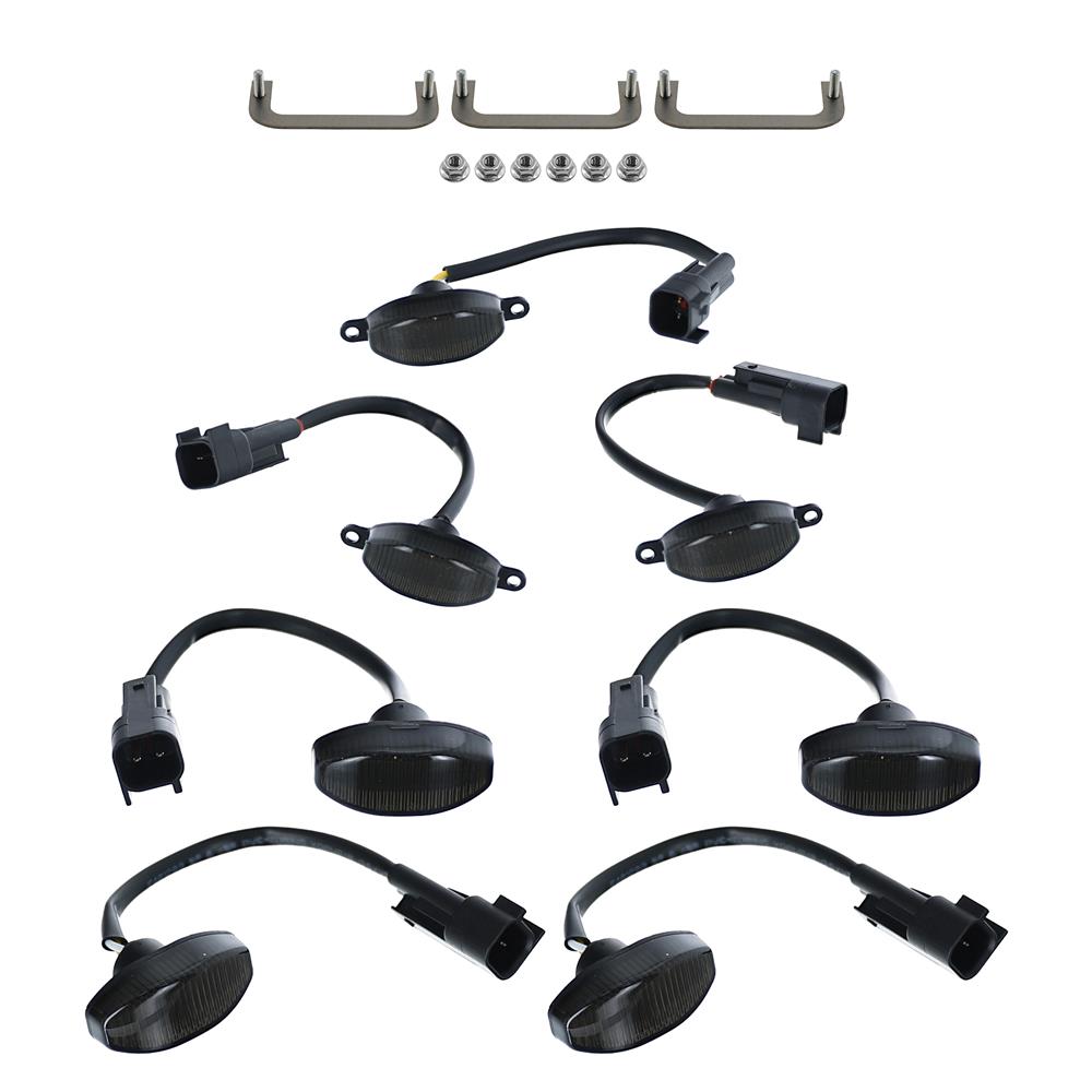 2010-14 F-150 Raptor LED Running Light & Grille Repair Bracket Kit  - Smoked