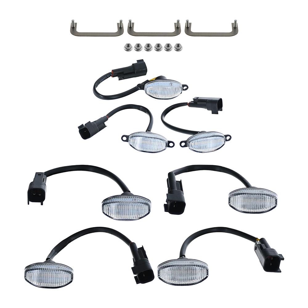 2010-14 F-150 Raptor LED Running Light & Grille Repair Bracket Kit  - Clear