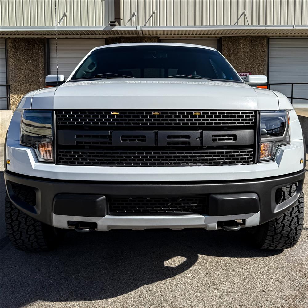 2010-14 F-150 Raptor LED Running Light & Grille Repair Bracket Kit  - Smoked