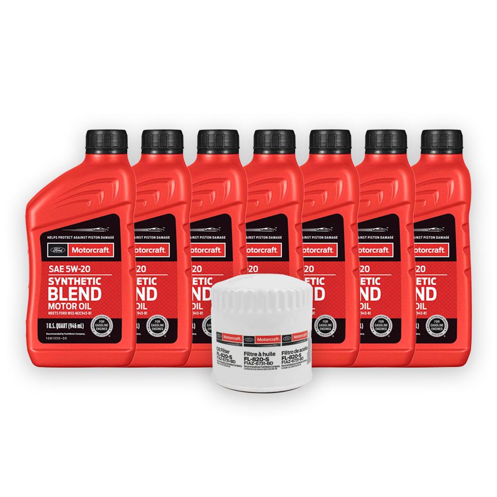 2011-14 F-150 Raptor Motorcraft Oil Change Kit - 5w20 5.4/6.2