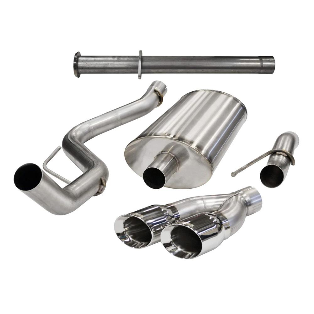 2011-14 F-150 Raptor Corsa Xtreme 3" Cat Back Exhaust  - Stainless Super Cab 6.2