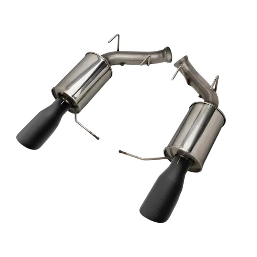 2011-14 Mustang Roush Axle Back Exhaust Kit  - Black Tips GT/GT500