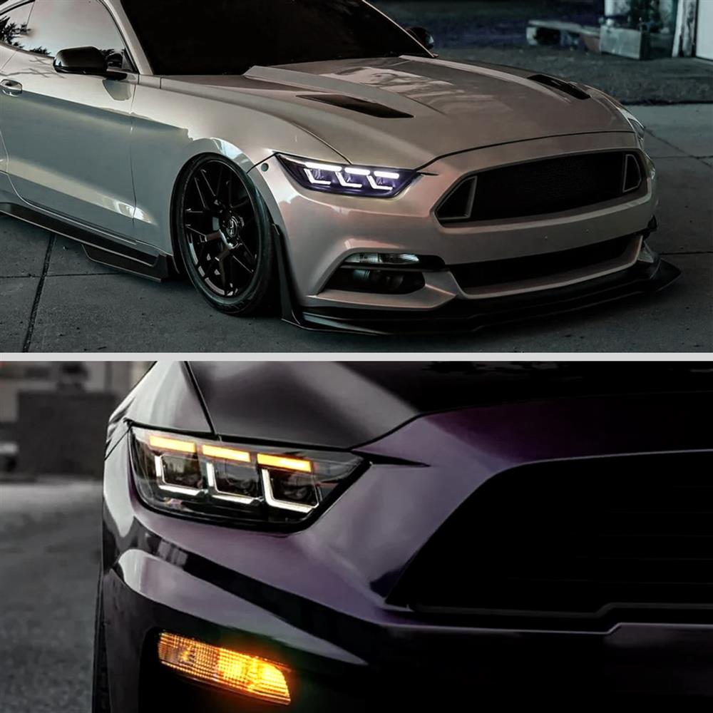 2015-17 Mustang S650 Style LED Projector Headlights