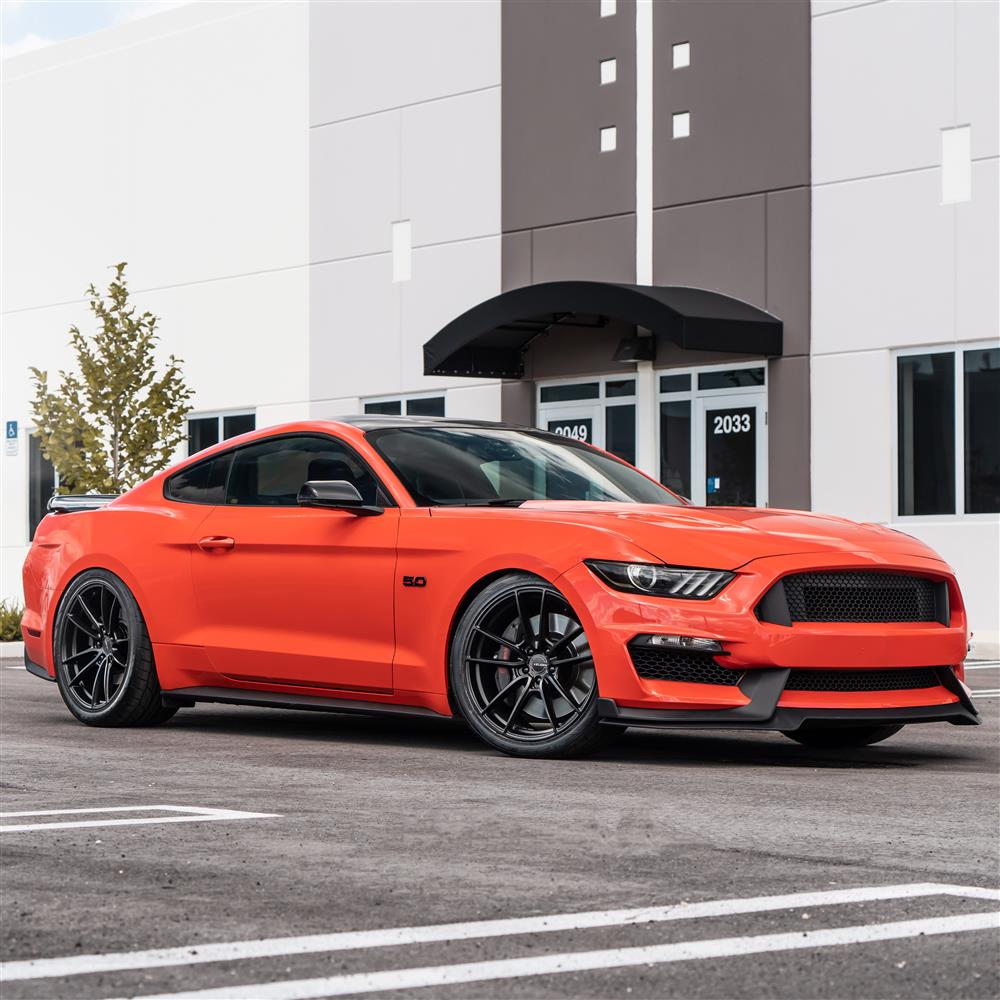 2015-23 Mustang Velgen VF5 Wheel & M/T Tire Kit - 20x10/11 - Satin Black