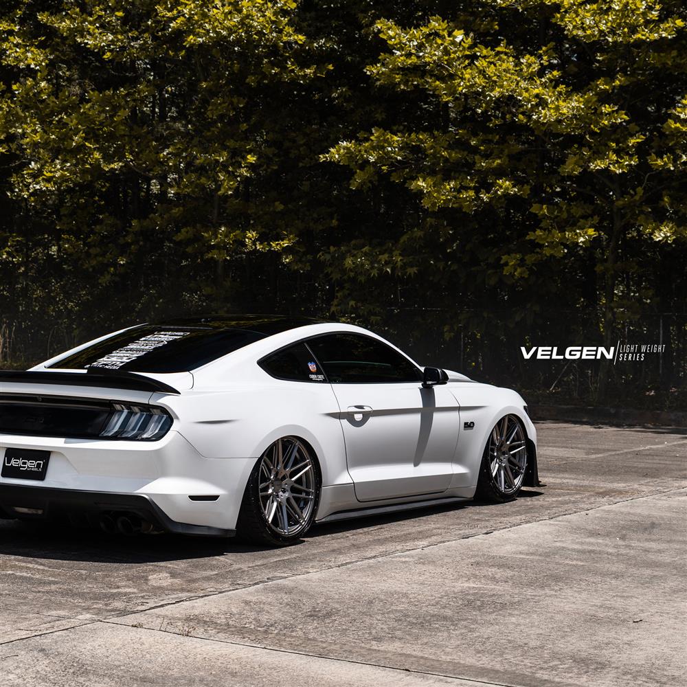 2015-2023 Mustang Velgen VF9 Wheel & MT Tire Kit - 20x10/11 - Gloss Gunmetal