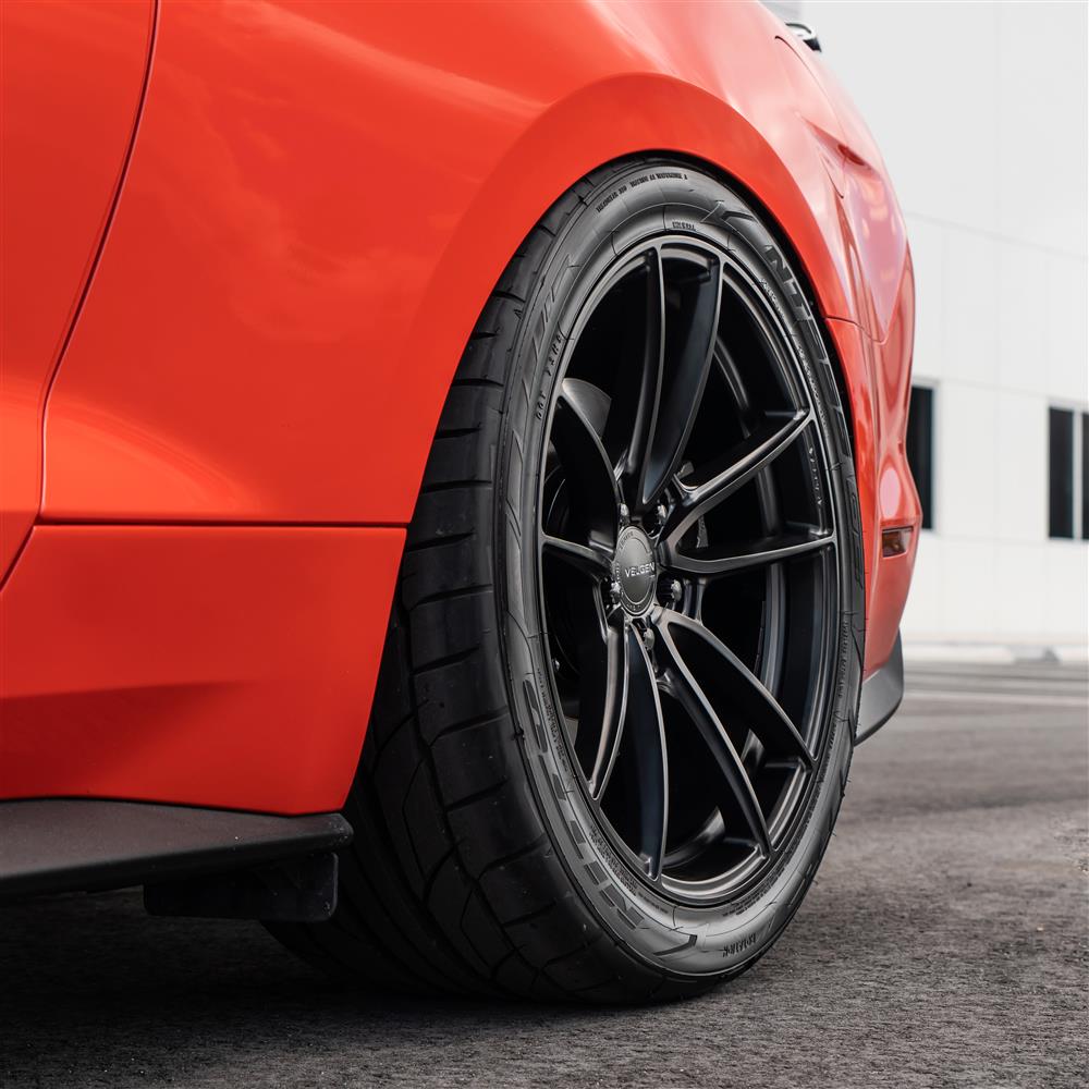 2015-23 Mustang Velgen VF5 Wheel & M/T Tire Kit - 20x10/11 - Satin Black