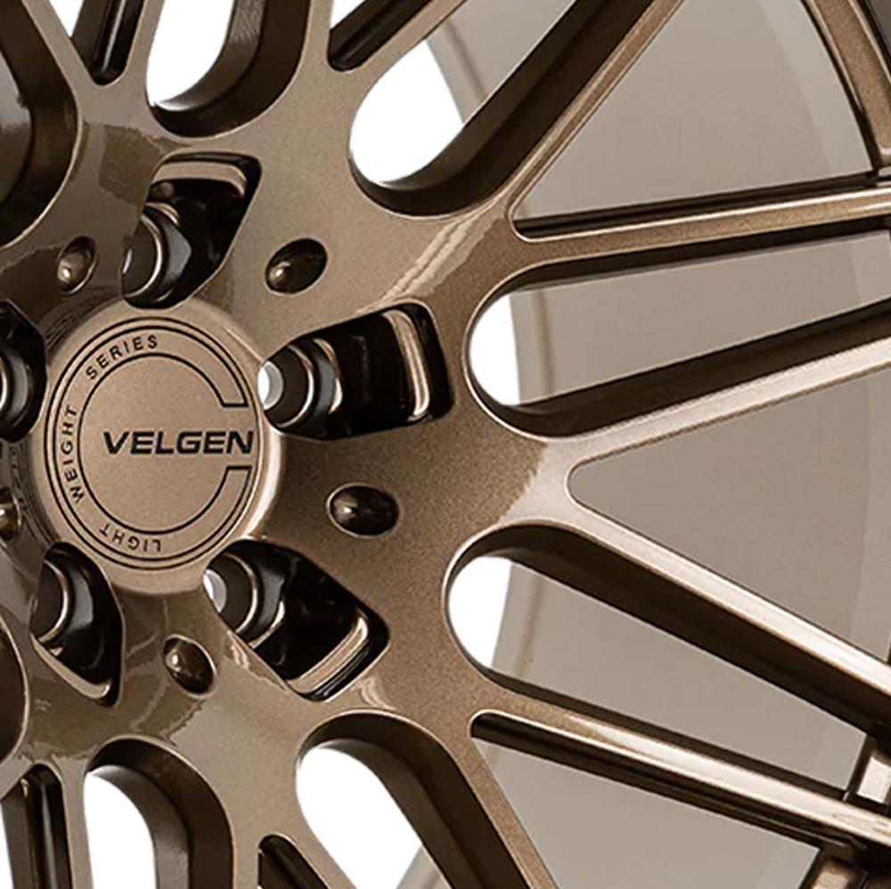 2015-2023 Mustang Velgen VF9 Wheel & Nitto Tire Kit - 20x10/11 - Gloss Bronze