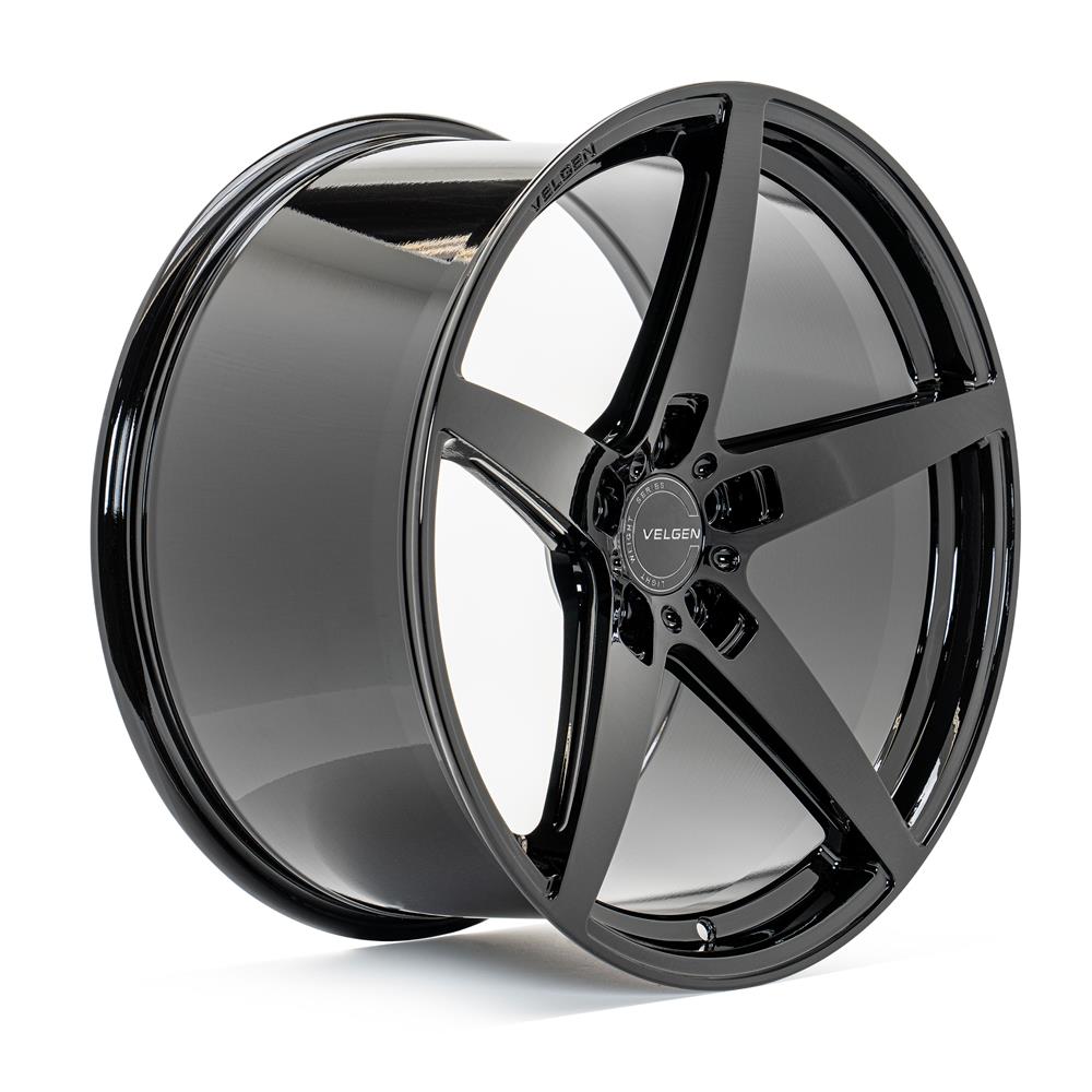 2015-2023 Mustang Velgen Classic5 V2 Wheel & Nitto Tire Kit - 20x10/11 - Gloss Black