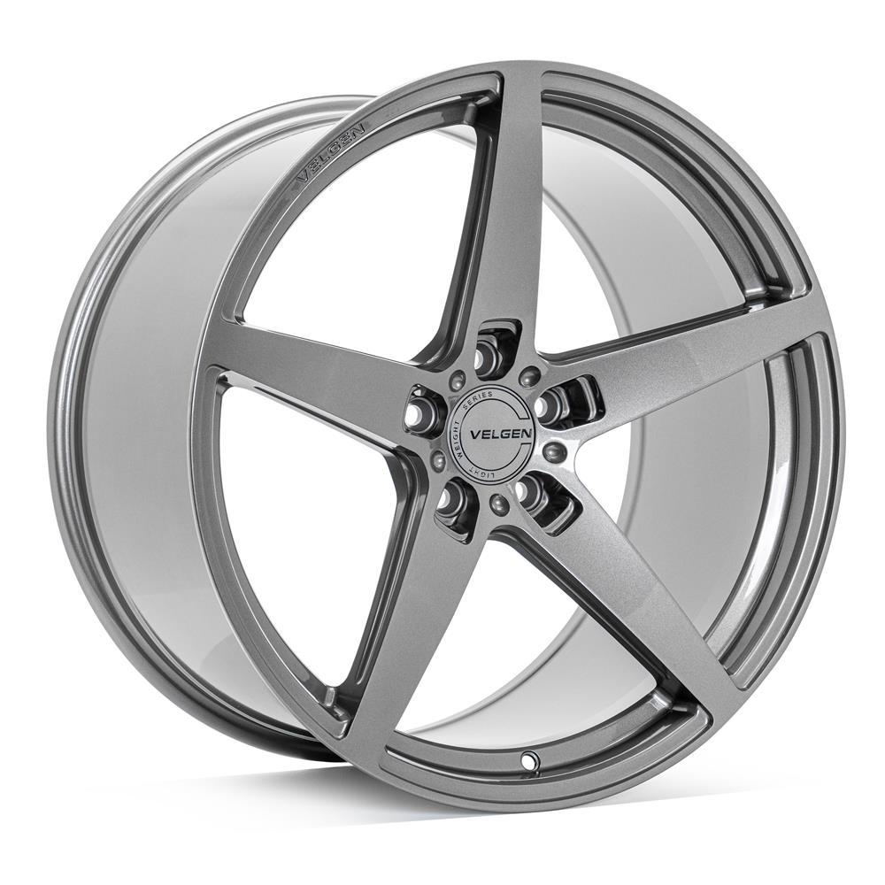 2015-2023 Mustang Velgen Classic5 V2 Wheel & Nitto Tire Kit - 20x10/11 - Gloss Gunmetal