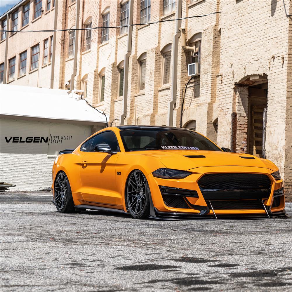 2015-2023 Mustang Velgen VF9 Wheel & Nitto Tire Kit - 20x10/11 - Gloss Black
