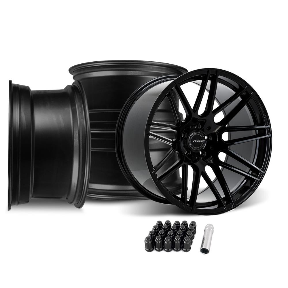2015-25 Mustang Velgen VF9 Wheel Kit - 20x10/11  - Gloss Black