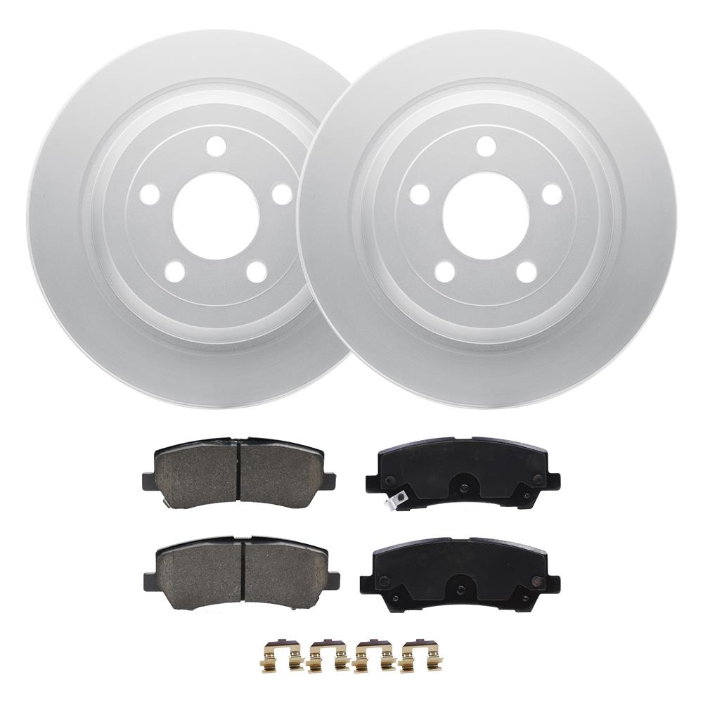 2015-23 Mustang Rear Brake Rotor & Pad Kit - 12.6"