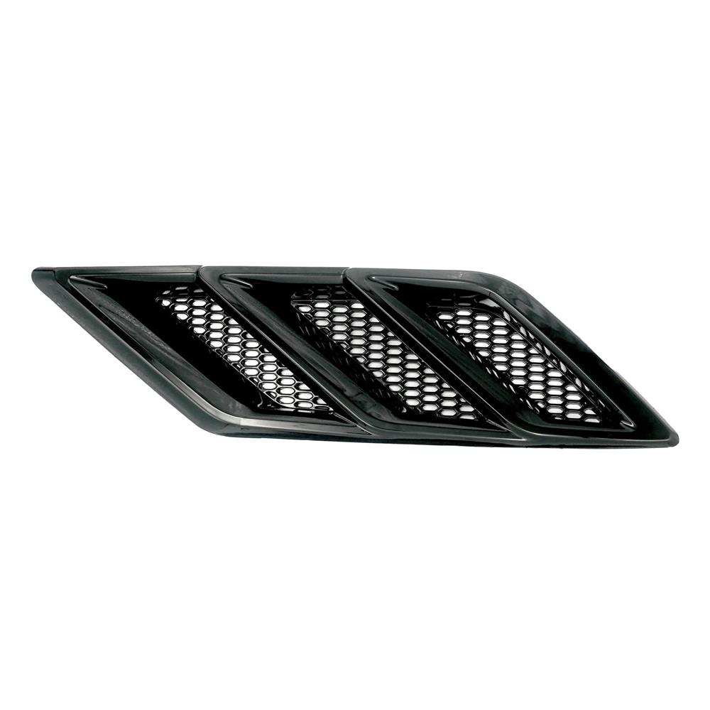2015-23 Mustang Roush Fender Vent Heat Extractors  - Gloss Black