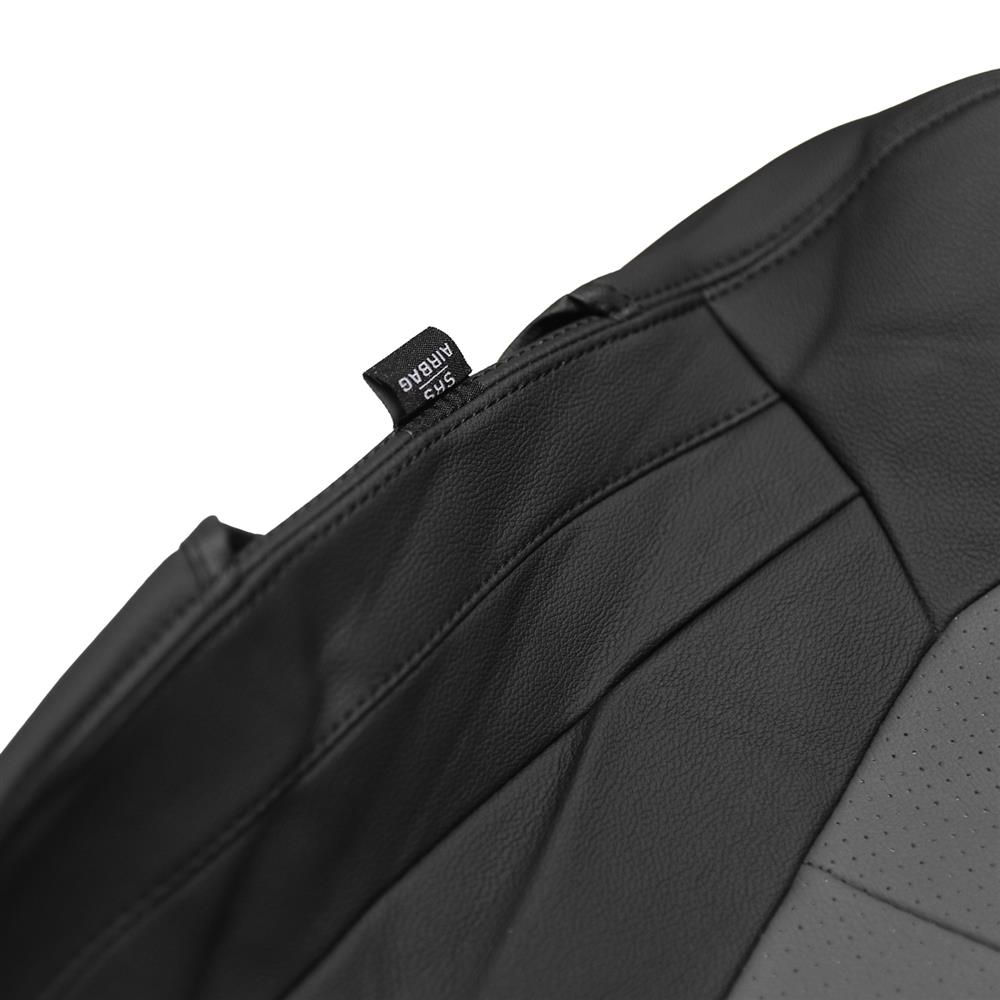 2015-23 Mustang Factory Style Seat Covers - Black/Gray