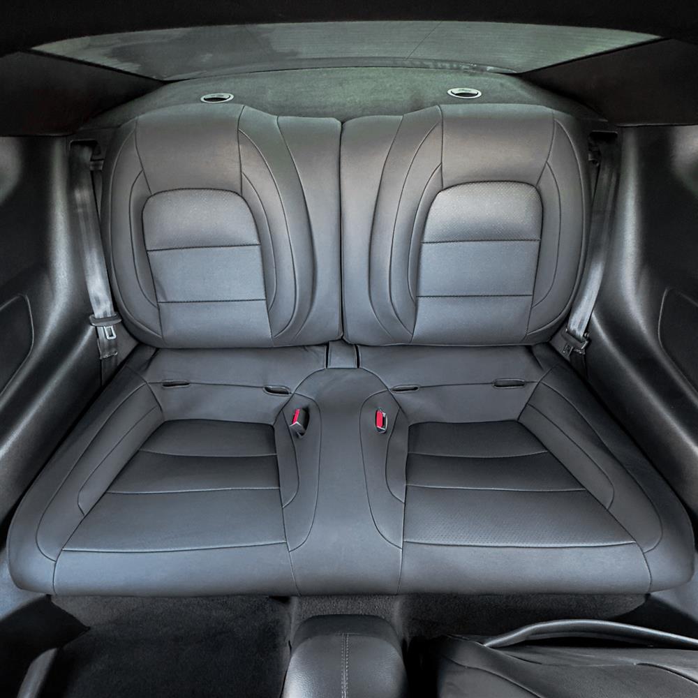 2015-23 Mustang Factory Style Seat Covers - Black/Red