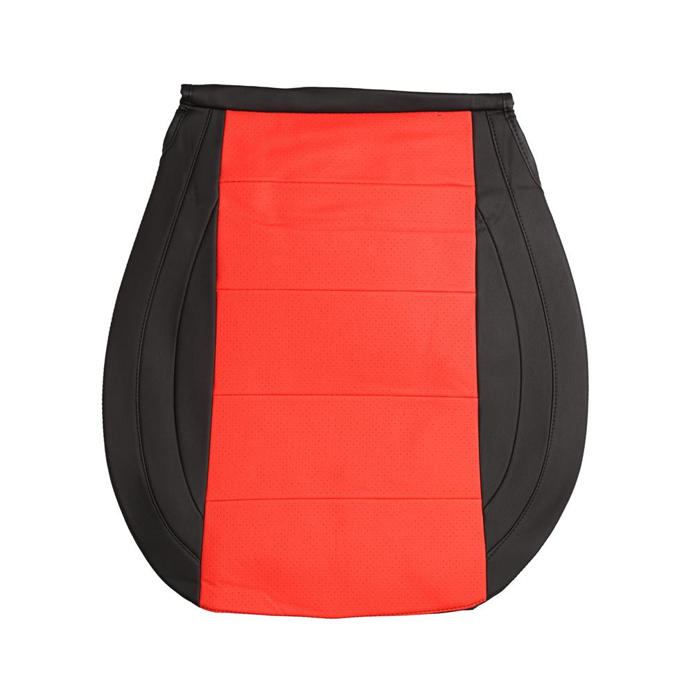 2015-23 Mustang Factory Style Seat Covers - Black/Red