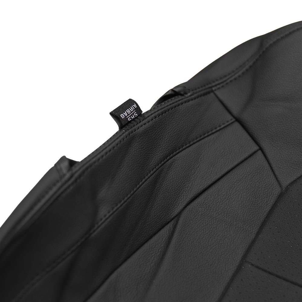 2015-2023 Mustang Factory Style Seat Covers - Black Simulated Leather