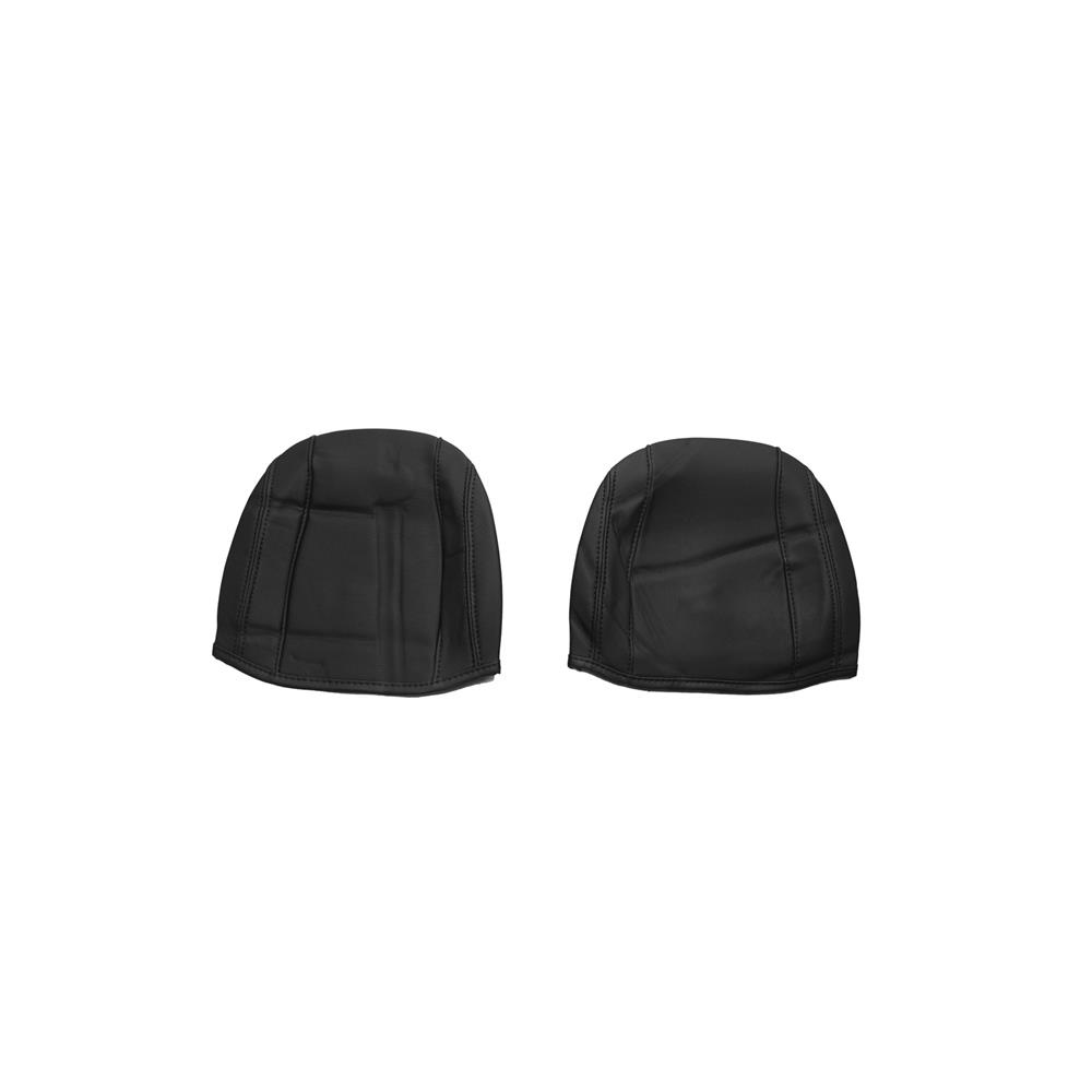 2015-2023 Mustang Factory Style Seat Covers - Black Simulated Leather