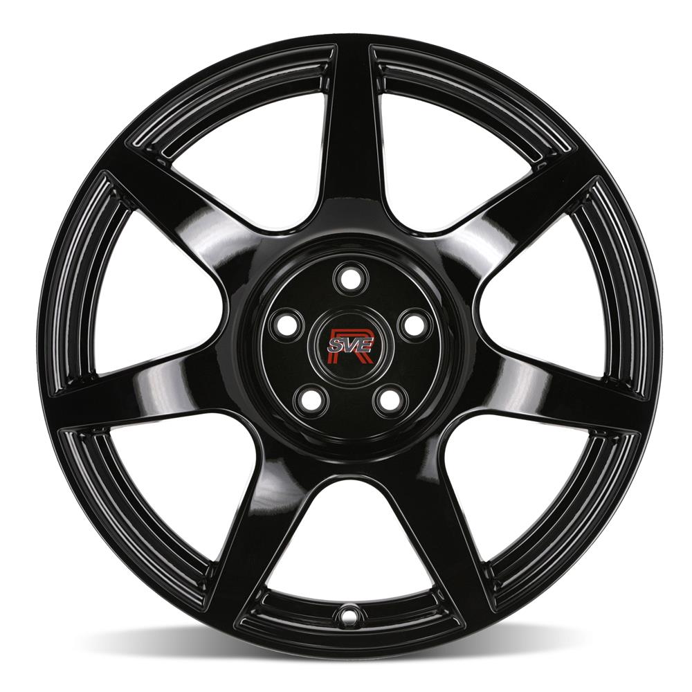 2015-2023 Mustang SVE R350 Wheel & Firestone Tire Kit - 19x10/11 - Gloss Black