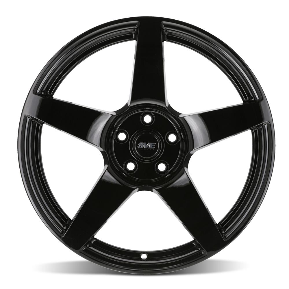 SVE Mustang R355 Wheel & Firestone Tire Kit - 19x10 - Black (15-23)