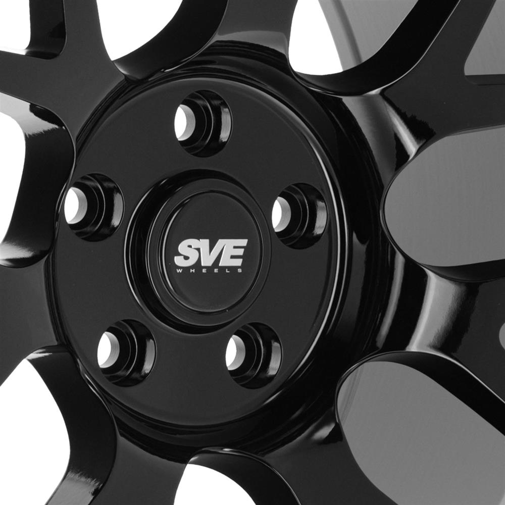 2015-2023 Mustang SVE R357 Wheel & Firestone Tire Kit - 19x10/11 - Gloss Black