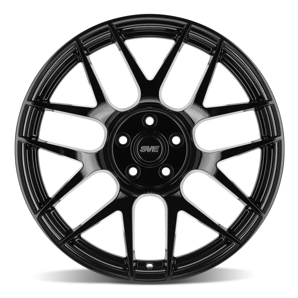 2015-2023 Mustang SVE R357 Wheel & Firestone Tire Kit - 19x10/11 - Gloss Black