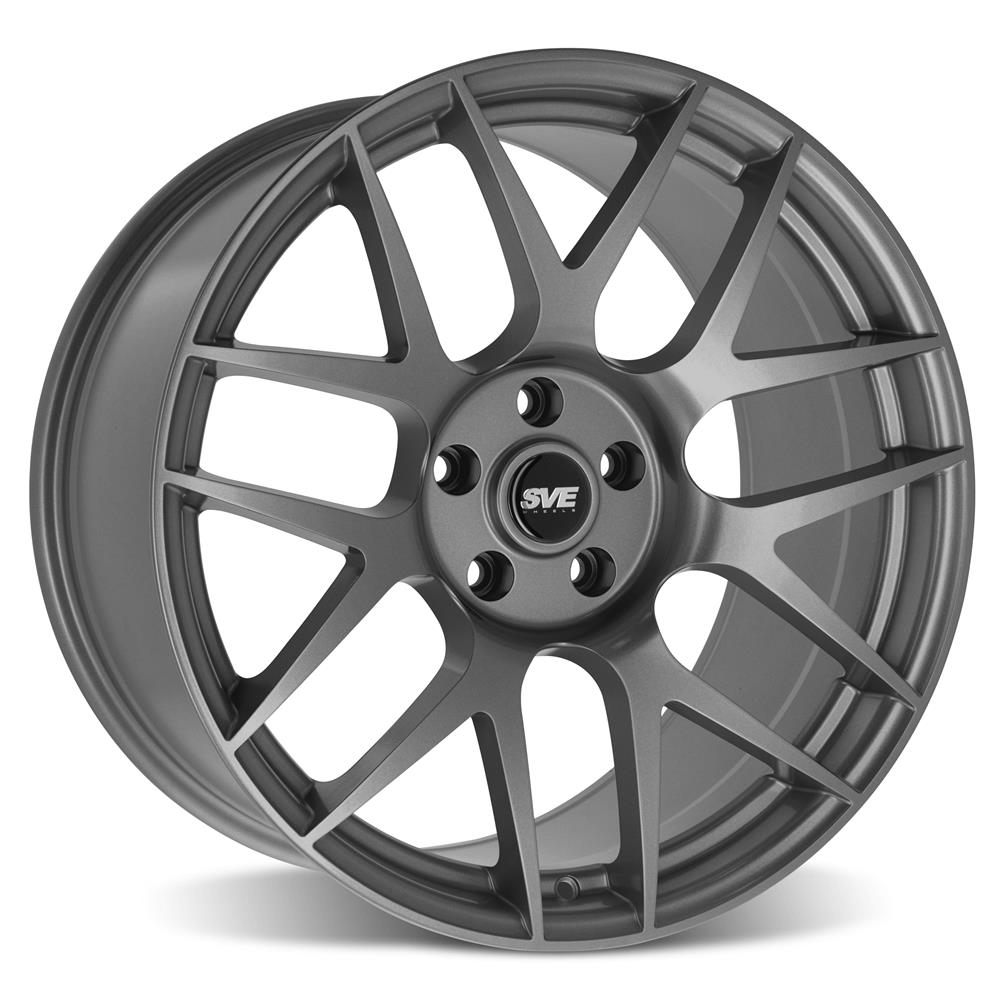 2015-2023 Mustang SVE R357 Wheel & Firestone Tire Kit - 19x10/11 - Gloss Graphite
