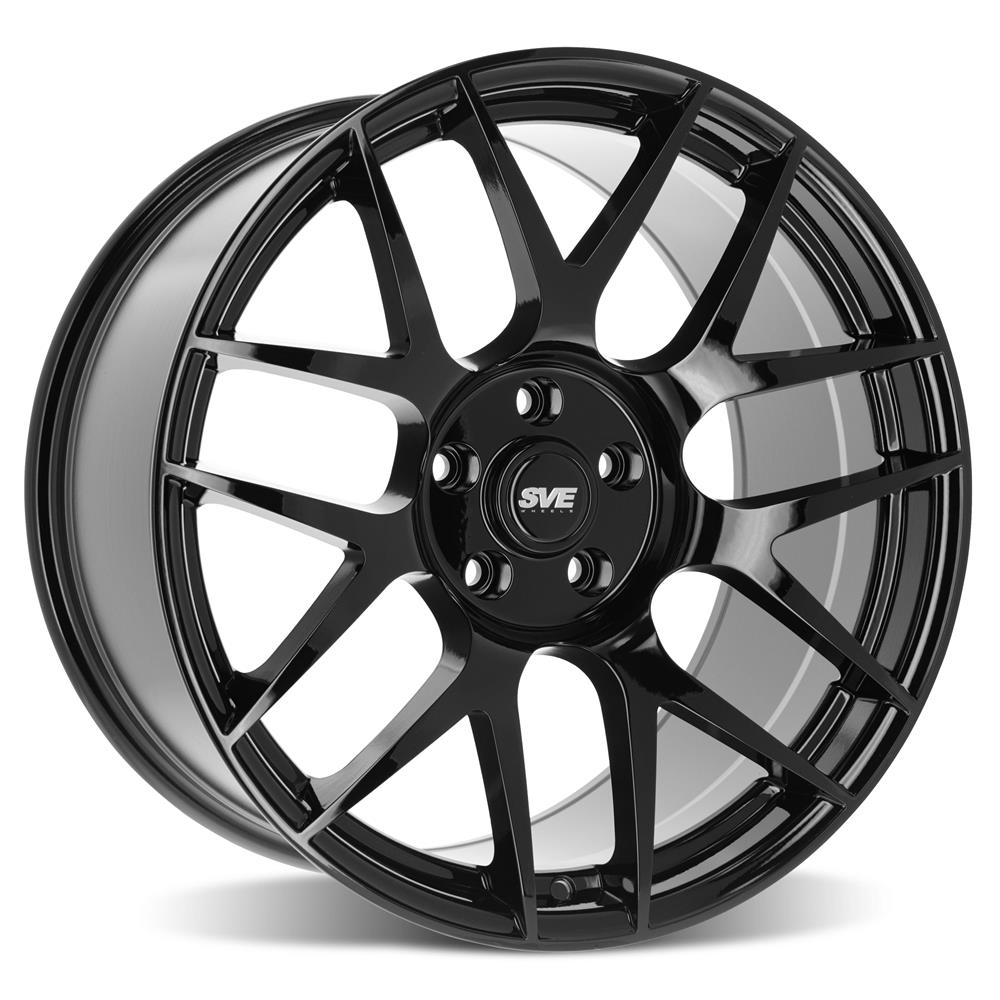 2015-2023 Mustang SVE R357 Wheel & Firestone Tire Kit - 19x10 - Gloss Black
