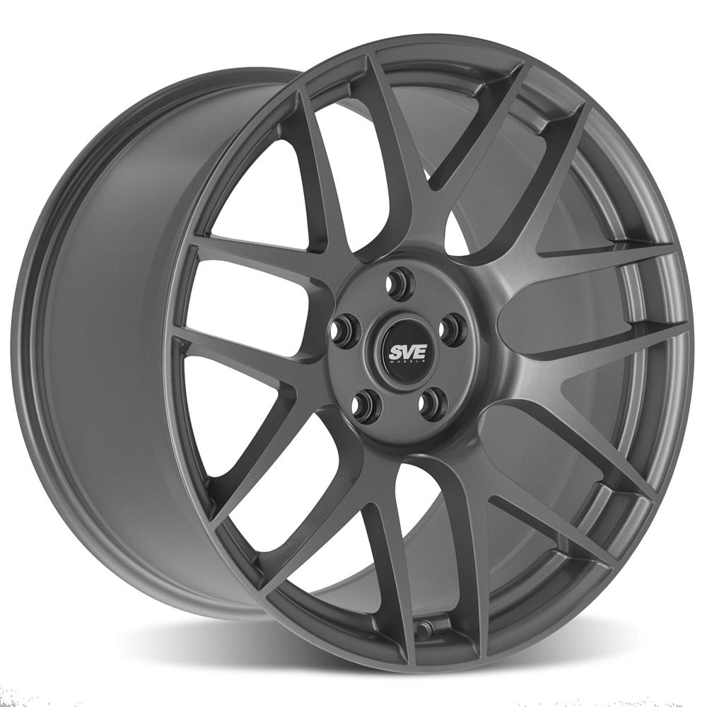 2015-2023 Mustang SVE R357 Wheel & Firestone Tire Kit - 19x10/11 - Gloss Graphite