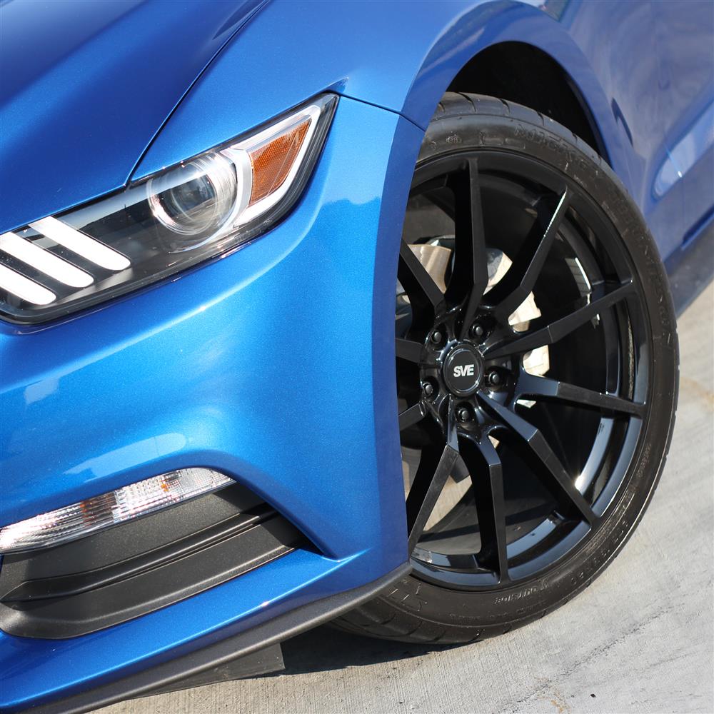 2015-23 Mustang SVE S350 Wheel & Firestone Tire Kit - 19x10  - Gloss Black